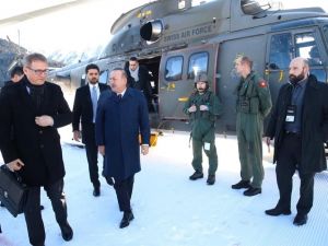Bakan Çavuşoğlu ve Bakan Pekcan Davos’a geldi