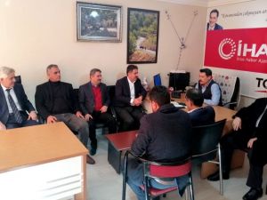Milletvekili Fırat’tan İHA’ya ziyaret