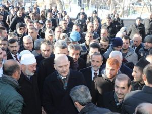 Bakan Soylu, Abdulkerim Çevik’in taziyesine katıldı