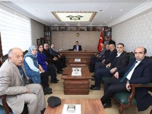AK Parti heyetinden Kaymakam Öztürk’e ziyaret