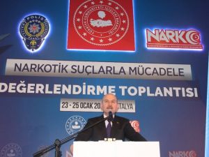 Bakan Soylu: "2019 yılında uyuşturucudan 25 bin 619 kişi tutuklandı"