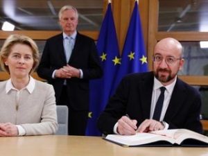 AB Başkanları, Brexit Anlaşması’nı imzaladı