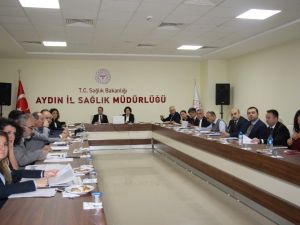 Aydın İl Sağlık Müdürlüğü ilçelerin durumunu değerlendirdi