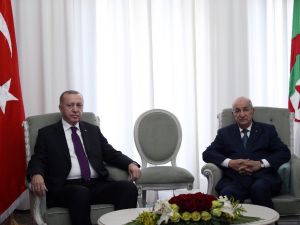 Cumhurbaşkanı Erdoğan, Cezayir Cumhurbaşkanı Tebbun ile görüştü