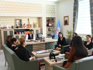 Milas’ta ’Kitabım Kütüphanen Olsun’ projesinden tanıtım ziyareti