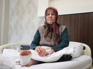 Ayak parmağındaki rahatsızlığından Denizli’de kurtuldu