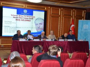 Prof. Dr. Necati Öner, vefatının birinci yıldönümünde anıldı