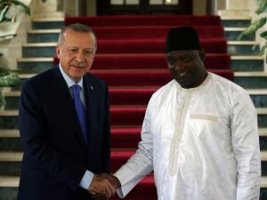 Cumhurbaşkanı Erdoğan, Gambiya Cumhurbaşkanı Adama Barrow ile görüştü