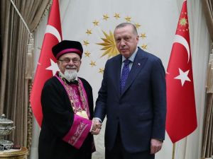 Cumhurbaşkanı Erdoğan Türk Yahudi Cemaati temsilcilerini kabul etti
