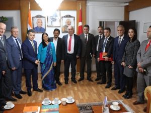 SANKON’dan Hindistan Büyükelçiliği’ne ziyaret