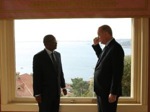 Cumhurbaşkanı Erdoğan, Gine Bissau Seçilmiş Cumhurbaşkanı Cissoko Embalo’yu Vahdettin Köşkü’nde ağırladı