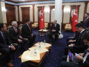 Cumhurbaşkanı Erdoğan, Ahıska ve Gagavuz Türklerini kabul etti