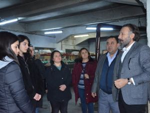 Demirci’de ustalar kursiyerlerle buluştu