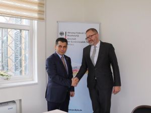 Başkan Cevahiroglu Almanya ile Türkiye arasındaki ticari ilişkiler hakkında bilgi aldı