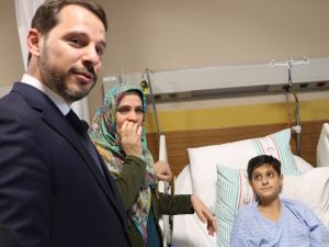Depremden yaralı kurtulan Kerim, Cumhurbaşkanı Erdoğan’la görüştü
