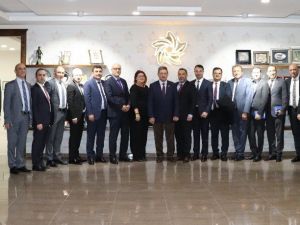 Finans sektörü temsilcileri Nazilli Ticaret Odası’nda bir araya geldi