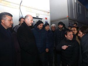 Bakan Soylu, tekrar deprem bölgesinde