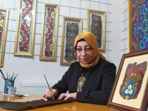 Türkiye’nin tek kadın ’Kalemkârı’ Kütahya’da