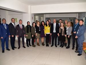 Başkan Ergün hizmet birimlerini yeni yerlerinde ziyaret etti