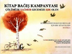 Kütüphanesi olmayan okullar için yola çıktılar