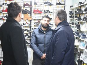 AK Parti İl Başkanı Altınsoy esnafı ziyaret etti