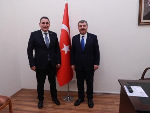 AK Parti Nevşehir milletvekili Menekşe, Sağlık Bakanı Koca’yı ziyaret etti
