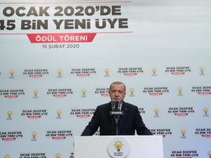 Cumhurbaşkanı Erdoğan: “AK Parti ulusal bir coğrafyaya değil uluslararası bir coğrafyaya hitap eden bir partidir”