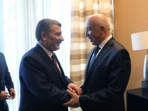 Bakan Koca, Özbekistan Sağlık Bakanı Shadmanov ile bir araya geldi