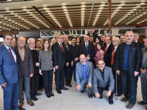 Aydınlı şair ve yazarlar Vali Köşger’i ağırladı