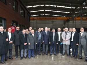 Baran ve Şahin, hurdacıların problemlerini dinledi