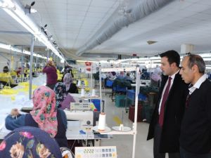 Kaymakam Fırat: "İstihdam sağlayanları destekliyoruz"