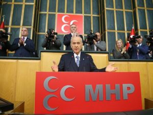 MHP lideri Bahçeli: "(İdlib) Bizim haklarımıza, egemenlik ilkelerimize, güvenlik ve bekamıza saldıran ve kumpas kuran hangi güç veya ülke olursa olsun karşı karşıya gelmemiz kaçınılmazdır" (2)