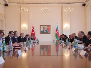 Cumhurbaşkanı Erdoğan, Aliyev ile Yüksek Düzeyli İşbirliği 8.Toplantısı’na başkanlık etti