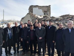 CHP heyeti Başkale deprem bölgesinde