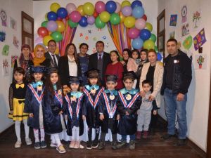 Miniklerin sertifika heyecanı