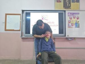 Hisarcık’ta öğrencilere Ağız ve Diş Sağlığı eğitimi