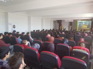Öğrencilere ’’İş sağlığı güvenliği’’ anlatıldı