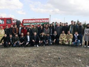 DPÜ’lü öğrenciler, ’Orman Yangınlarıyla Mücadele’de gönüllü oldu