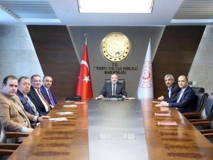 Kilis heyeti Bakan Varank ile bir araya geldi