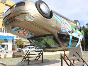 Emniyet kemerinin önemini tepetaklak olunca anladılar