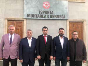 Isparta’da muhtarlar başkanını seçti