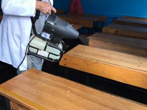 Aydın’da okullar dezenfekte ediliyor