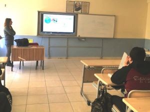 Kütahya’da öğrenciler, Koronavirüsü hakkında bilgilendirildi