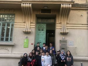 Alman kültürünü yakından tanımak için Goethe Enstitüsü’nü gezdiler