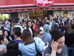 Aydın’da miting gibi açılış