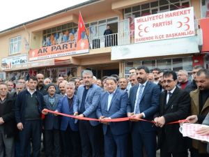 Milletvekili Fendoğlu, Darende’de ilçe binasının açılışına katıldı