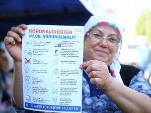 Aydınlılar koronavirüse karşı bilinçleniyor