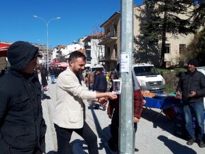 Pazarda Korana virüs tedbirleri