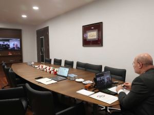 ATO’nun video konferanslı toplantıda ekonomik önlemler görüşüldü