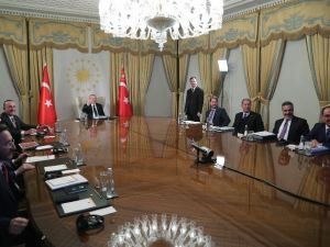 Cumhurbaşkanı Erdoğan Avrupa liderleriyle telekonferansla görüştü